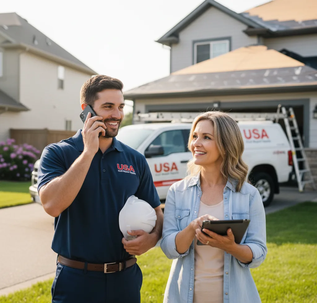 USA Roof Repair Experts customer support in Roxboro